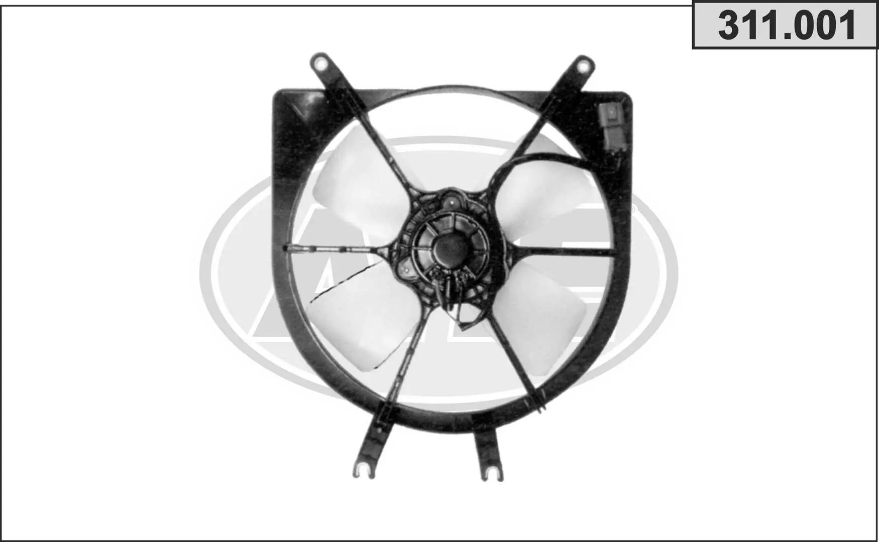 вентилатор, охлаждане на двигателя AHE                 