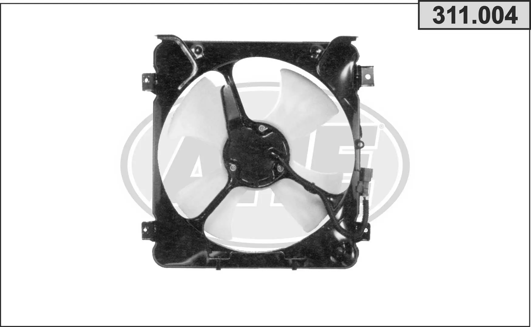 вентилатор, охлаждане на двигателя AHE                 