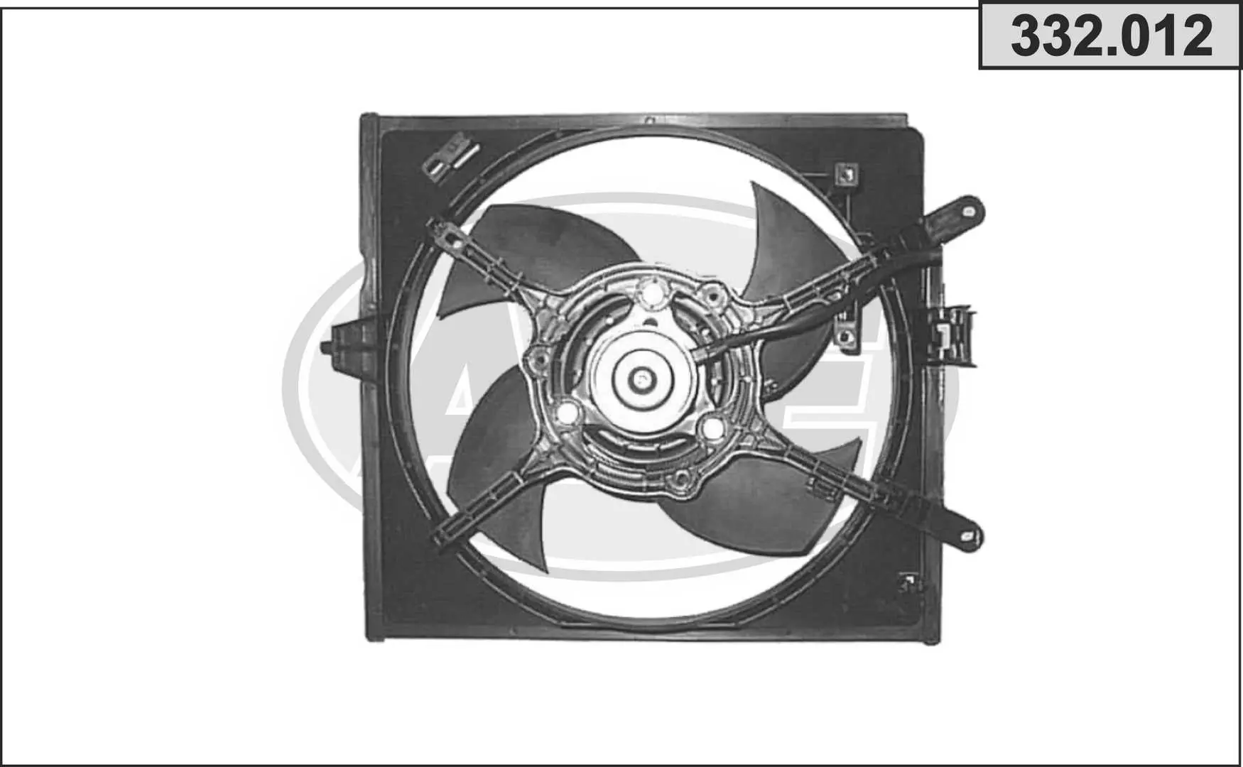 вентилатор, охлаждане на двигателя AHE                 