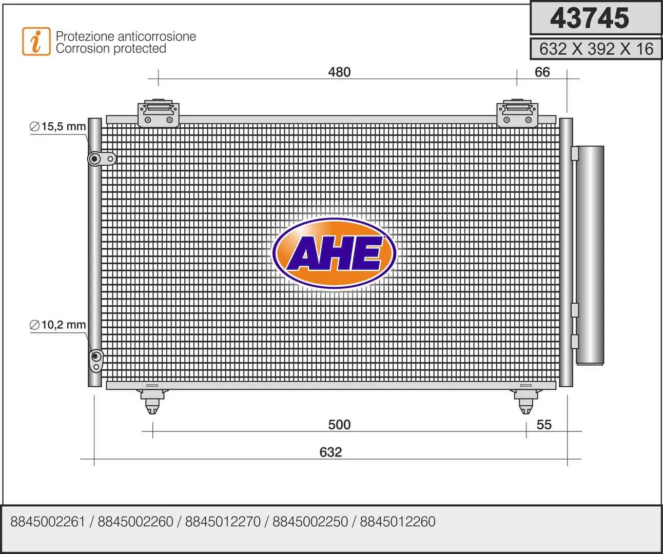 кондензатор, климатизация AHE                 