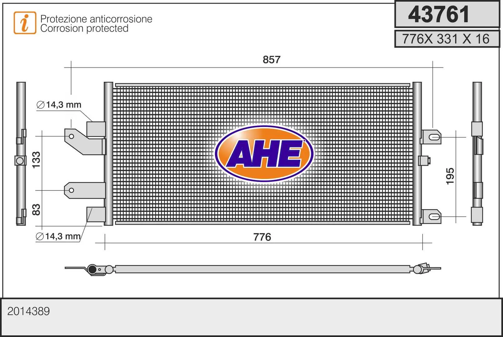 кондензатор, климатизация AHE                 
