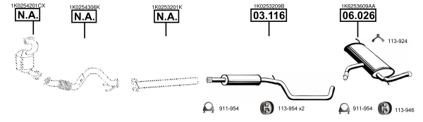 Изпускателна система ASMET               