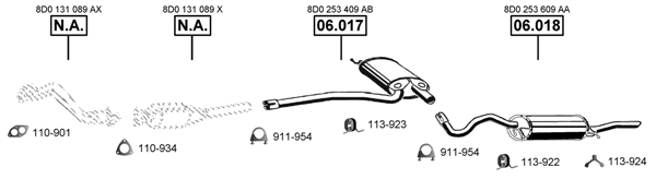 Изпускателна система ASMET               