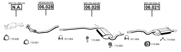 Изпускателна система ASMET               