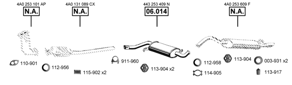 Изпускателна система ASMET               