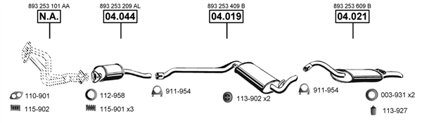 Изпускателна система ASMET               