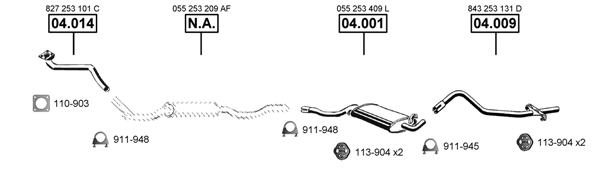 Изпускателна система ASMET               