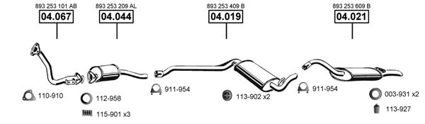 Изпускателна система ASMET               