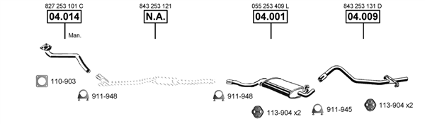 Изпускателна система ASMET               