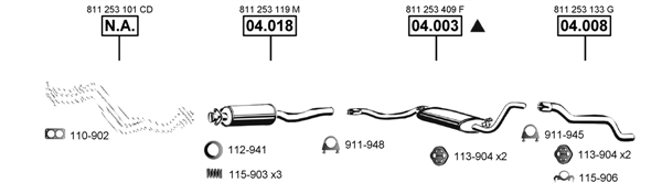 Изпускателна система ASMET               