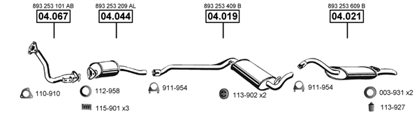 Изпускателна система ASMET               