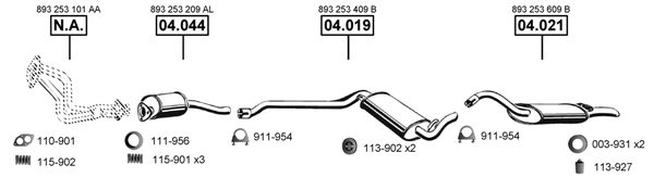 Изпускателна система ASMET               