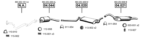 Изпускателна система ASMET               
