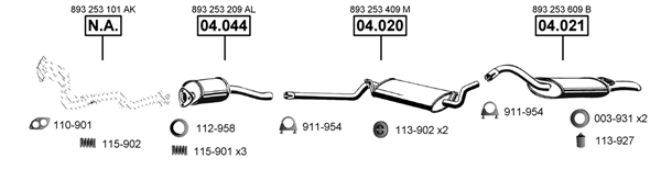 Изпускателна система ASMET               