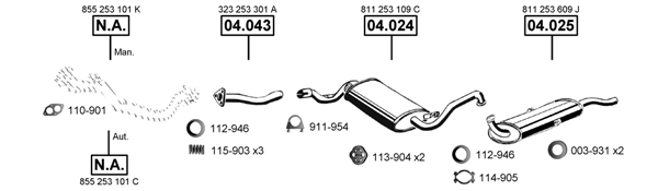 Изпускателна система ASMET               