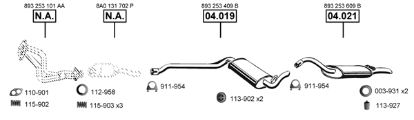 Изпускателна система ASMET               