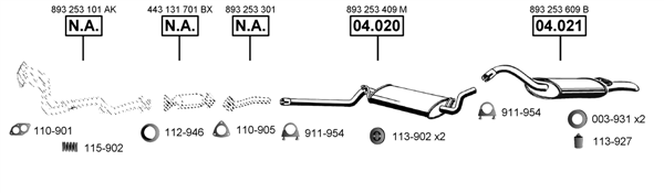 Изпускателна система ASMET               