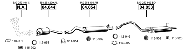 Изпускателна система ASMET               