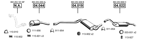 Изпускателна система ASMET               