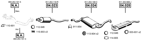 Изпускателна система ASMET               