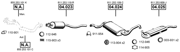Изпускателна система ASMET               