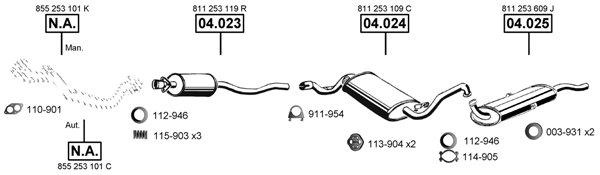 Изпускателна система ASMET               
