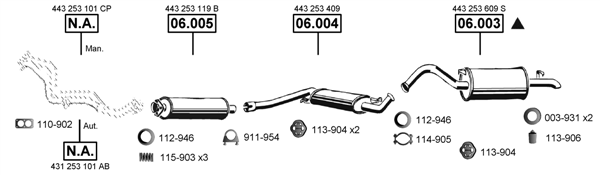 Изпускателна система ASMET               
