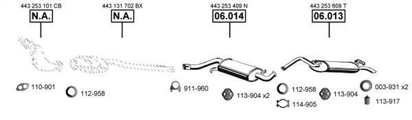 Изпускателна система ASMET               