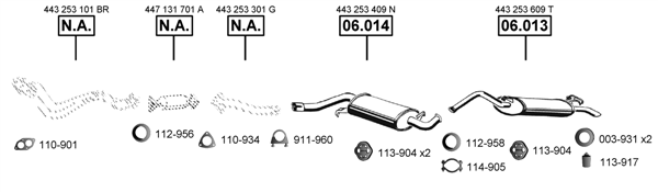 Изпускателна система ASMET               