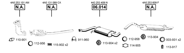 Изпускателна система ASMET               