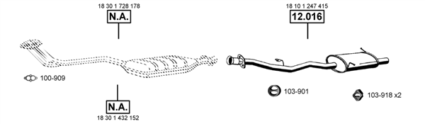 Изпускателна система ASMET               