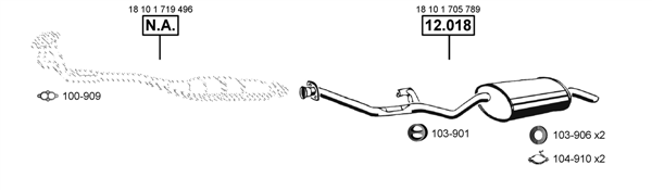Изпускателна система ASMET               