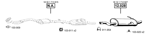 Изпускателна система ASMET               
