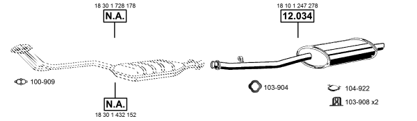 Изпускателна система ASMET               