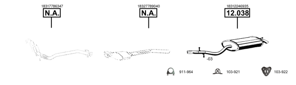 Изпускателна система ASMET               