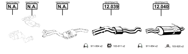 Изпускателна система ASMET               