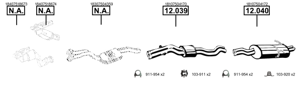 Изпускателна система ASMET               