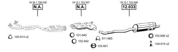 Изпускателна система ASMET               