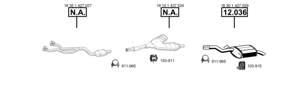 Изпускателна система ASMET               