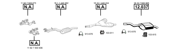 Изпускателна система ASMET               
