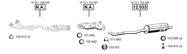 Изпускателна система ASMET               