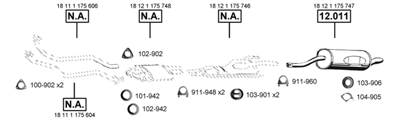 Изпускателна система ASMET               