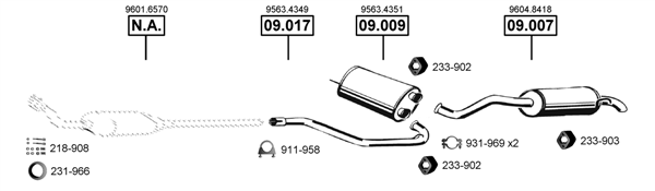 Изпускателна система ASMET               