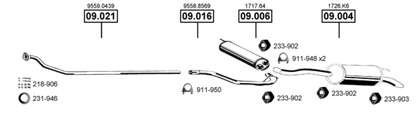 Изпускателна система ASMET               