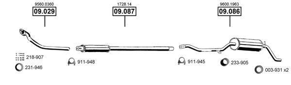 Изпускателна система ASMET               