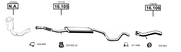 Изпускателна система ASMET               