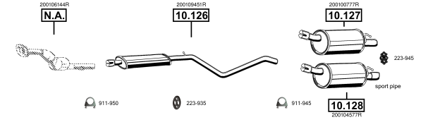 Изпускателна система ASMET               