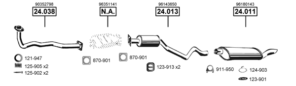 Изпускателна система ASMET               