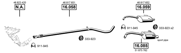 Изпускателна система ASMET               