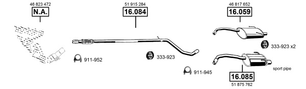 Изпускателна система ASMET               